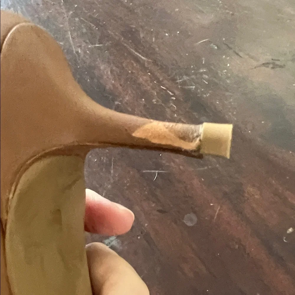 Michael Kors Tan Leather Women's Shoes small heel
